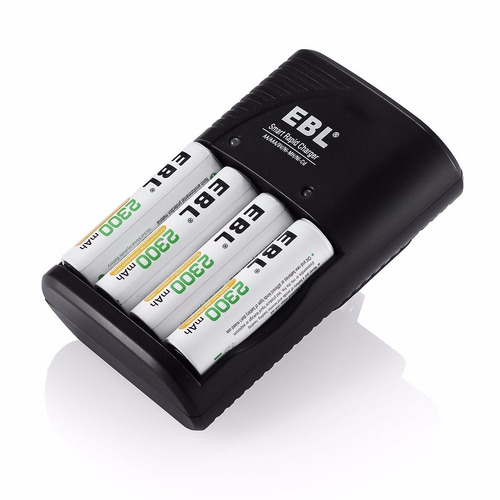 Cargador Ebl 9v Aa Aaa New In B O X 3 En 1