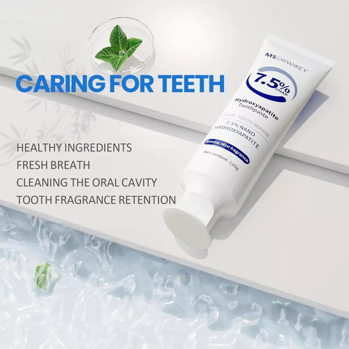 Pasta De Dientes Ms Drwikey Con Hidroxiapatita Al 7,5% *1