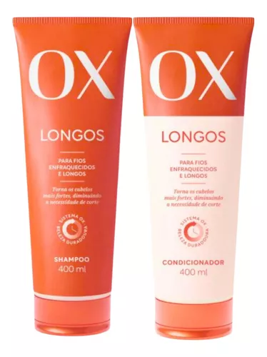 Shampoo + Condicionador Ox Longos 400ml