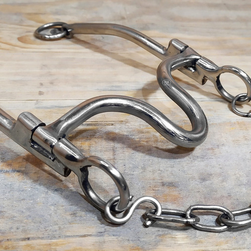 Freio Para Burro Pesado Muares Aço Inox