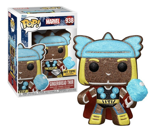 Funko Pop Gingerbread Thor - Marvel (938) Hot Topic - Marvel