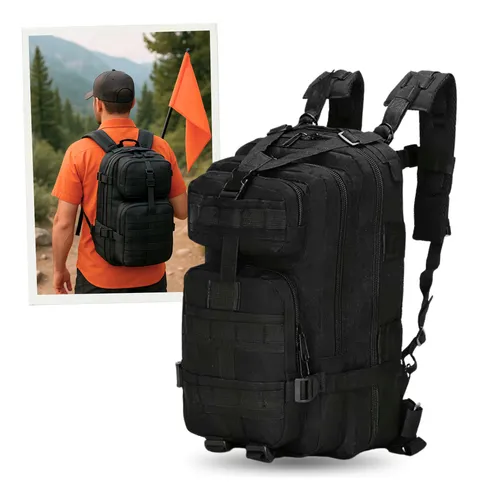 Mochila Tatica Militar Super Reforçada Viagem 30l Airsoft