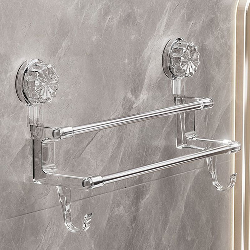 Zh Toallero Baño Doméstico Con Doble Ventosa Stora