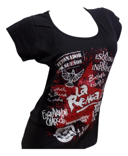 Remeras De La Renga Corte Mujer Varios Modelos Que Sea Rock