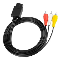 Comprar Set De 5 Cable Av Rca Snes Super Nintendo Game Cube N64 Newr