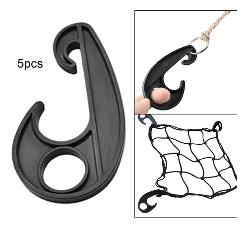 5x Ganchos De Cuerda Elástica Accesorios Ganchos De Cuerda
