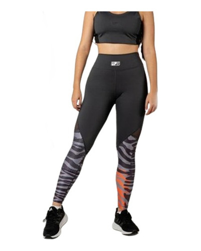 Leggins Tela Fria Anticelulitis Talle Medio Alto Bota Zebra