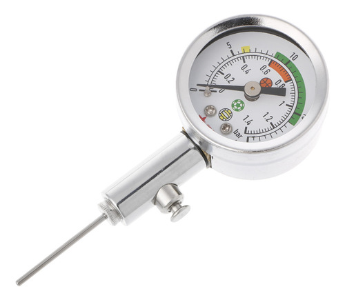 Reloj Neumático Con Manómetro Para Fútbol, Voleibol Y Balonc
