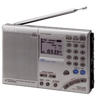 Rádio Sony Captação Mundial Modelo Icf-sw7600gr - Novo