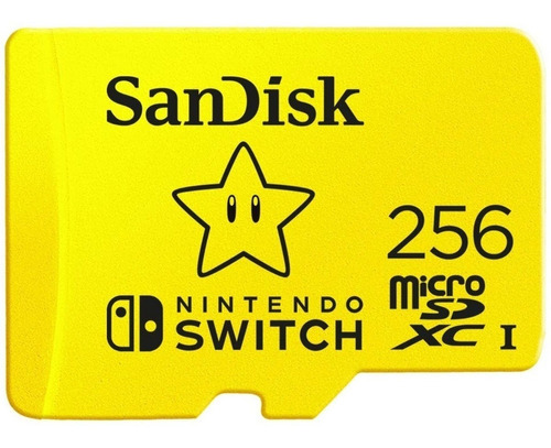 Sandisk Memoria Micro Sd Xc U3 V30 4k 256gb Nintendo Switch
