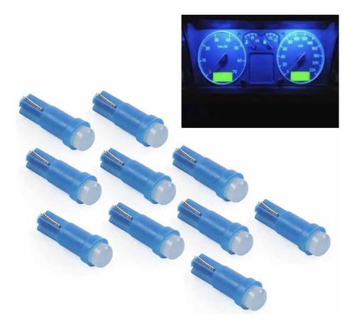 Set 10x Mini Foco T5 12v Led Cob 2721 37 70 73 74 85 Azul