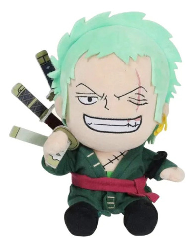 Peluches De One Piece 20cm Anime Luffy Zoro Chopper Law