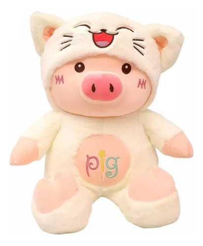 Lechón De Peluche Con Pijama 30 Cm