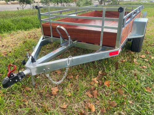 Carretinha Nova Completa Estrutura Reforçada 1,40 X 2,50