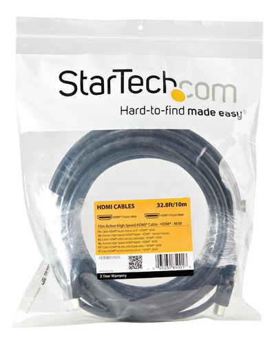 Imagen 1 de 5 de Cable Hdmi 10.6 Metros Marca Startech
