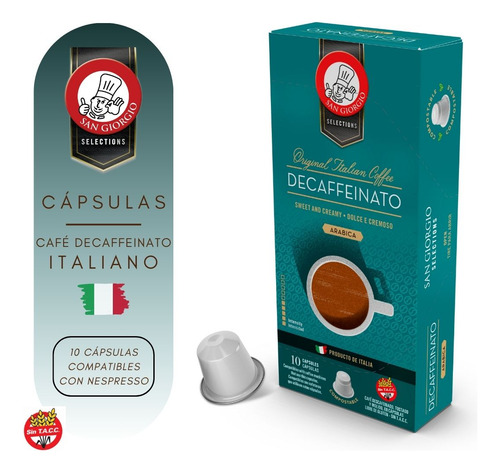Kit Cafe Italiano En Capsulas Sin Tacc Compostables Gift Box