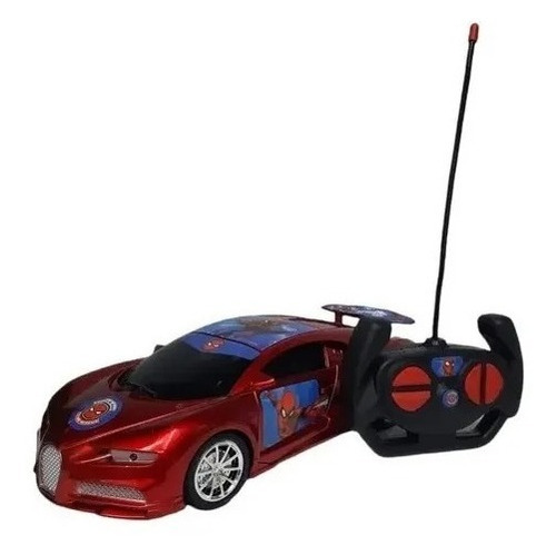 Auto A Control Remoto Spiderman Marvel Microcentro Lelab