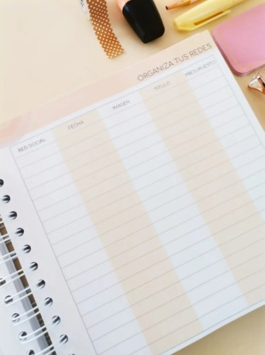 Planner Atemporal, Agenda Perpetua, Personalizada
