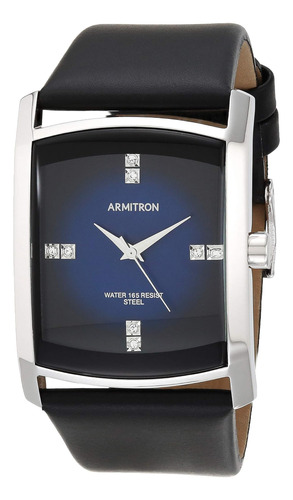 Reloj Armitron Dbsvbk Para Hombre Con Correa De Cuero Negro 