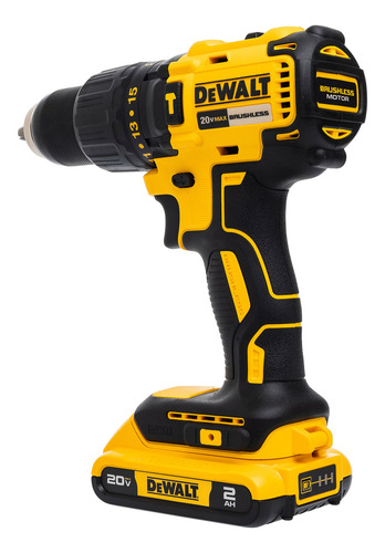 Taladro Atornillador Dewalt Dcd7781d2 + Cargador + 2 Bat 2a Color Amarillo Frecuencia 50hz