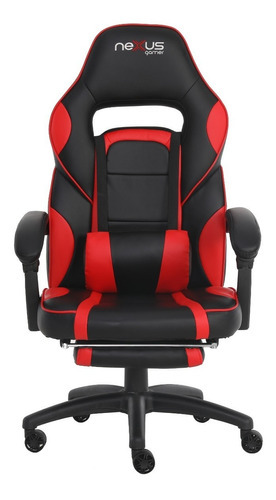  Cadeira Nexus Gamer Cobra D380 Vermelho Com Preto Nexus
