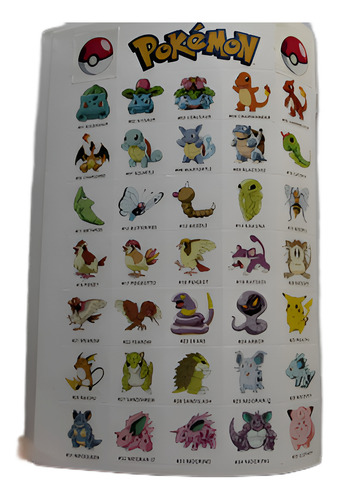 Libro Oficial De Autoadhesivos Pokémon Nintendo (Usado)