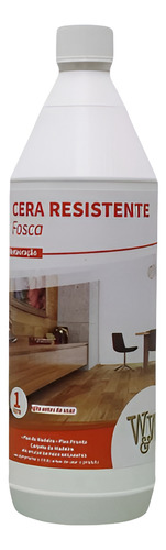 Cera Para Pisos De Madeira Fosca Resistente Restauradora 1l