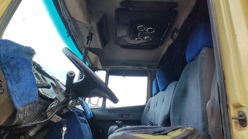 Mercedes Benz/mb L 1214, Ano 1990, Bege, Bau Side