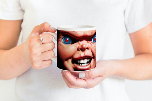 Taza Para Café Chucky Good Guy Cine Terror Face 11 Oz