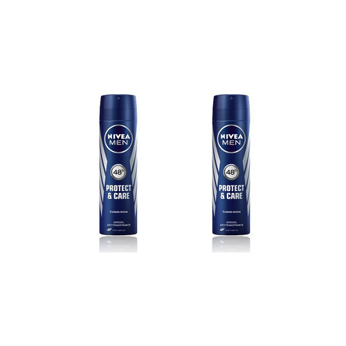 Desodorante Nivea En Spray Protect & Care Men X 2