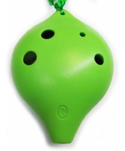 Tng 6 Agujeros Alto C Plastic Ocarina, Green