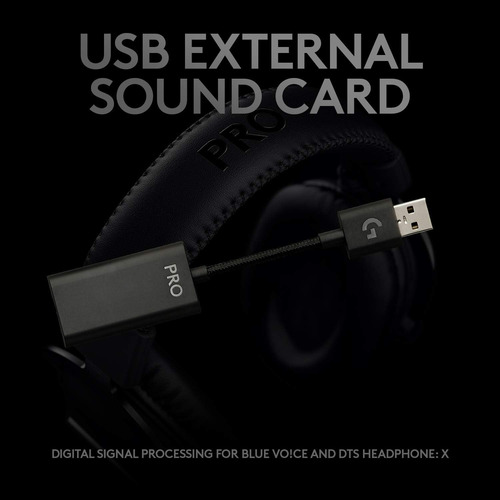 Logitech G Pro X Auriculares De Juegos Con Cable: Blue Vo! C