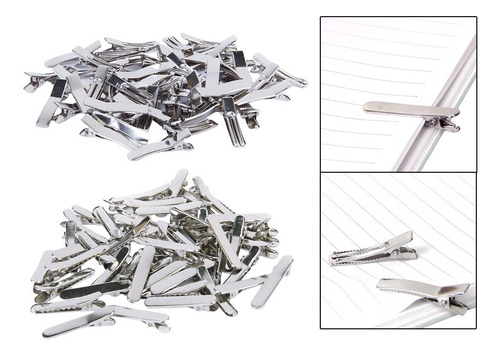 100 Piezas De Metal, Tapa Plana, Suave, , Pinzas, Pinzas,