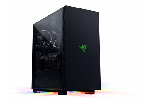 Razer Atx Midtower Gaming Case: Puertas Giratorias De V...