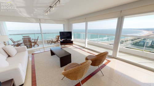 Imagen 5 de 30 de Frente Al Mar. Torre Con Espectaculares Servicios. - Punta Del Este Mansa