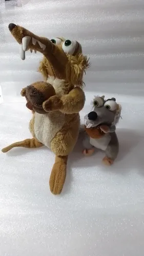 Peluche de Scrat de la Era de Hielo retirado: Ardilla de peluche que juega a jugar - México Peluche de Scrat de la Era de Hielo retirado: Ardilla de peluche que juega a jugar - México