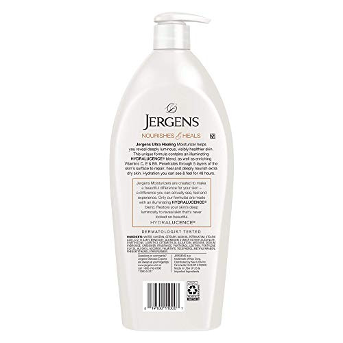 Jergens Locion Para El Cuerpo Y Las Manos Para Piel Seca Neutra