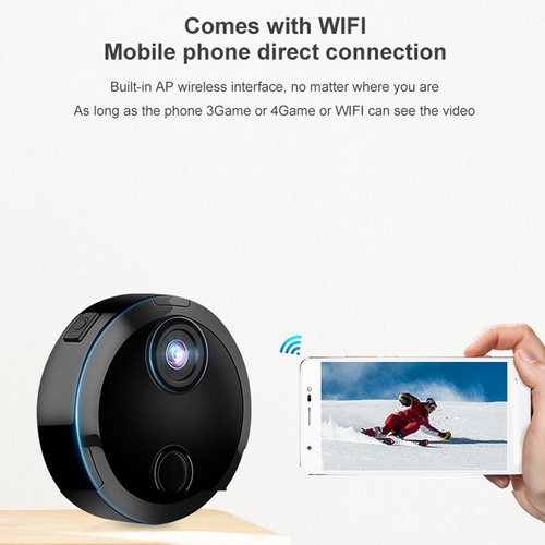Mini Cámara De Vigilancia 1080p Hd, Aplicación De Seguridad,