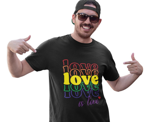 Playera Personalizada Pride Lgbt Orgullo Gay Love 7 Colors