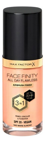 Base Max Factor Facefinity 3 In 1 N45 Warm Almond