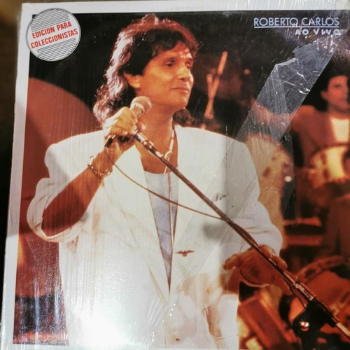 Disco Lp:roberto Carlos- Ao Vivo En Vivo