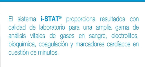 Analizador De Gases Portátil I-stat (Usado)