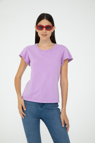 Remera Teñida En Prenda Houston - Violet Mujer Portsaid