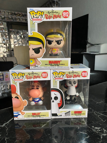Funko Pop Billy & Mandy, Grim Set De 3 Piezas Nuevos