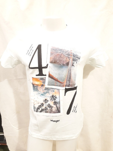 Remera Island Tee ,slim Fit,manga Corta Wrangler