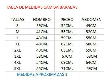 Camisa Barabas B351 100% Original