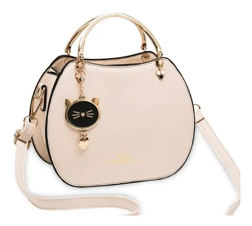 Bolsos para mujer Bolso de Hombro de moda, asa superior, Color Beige  Elegante Set 3: Bolsa Hombro de Mano y Cosmetiquera