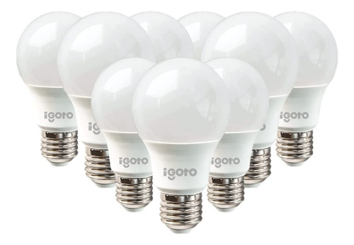 Bombilla Led A60 12w Luz Cálida 10 Pack