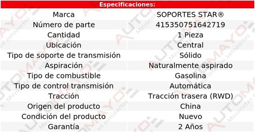 Tacón Transmisión Aut Ctral Jimmy 4.1l 6 Cil Gmc 1977-1979