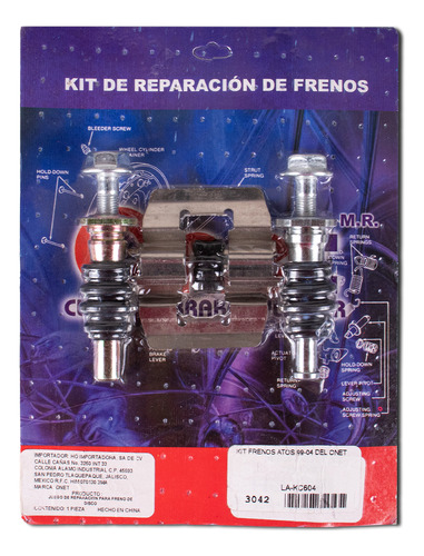 Kit Frenos Del Atos 99-04 Onet